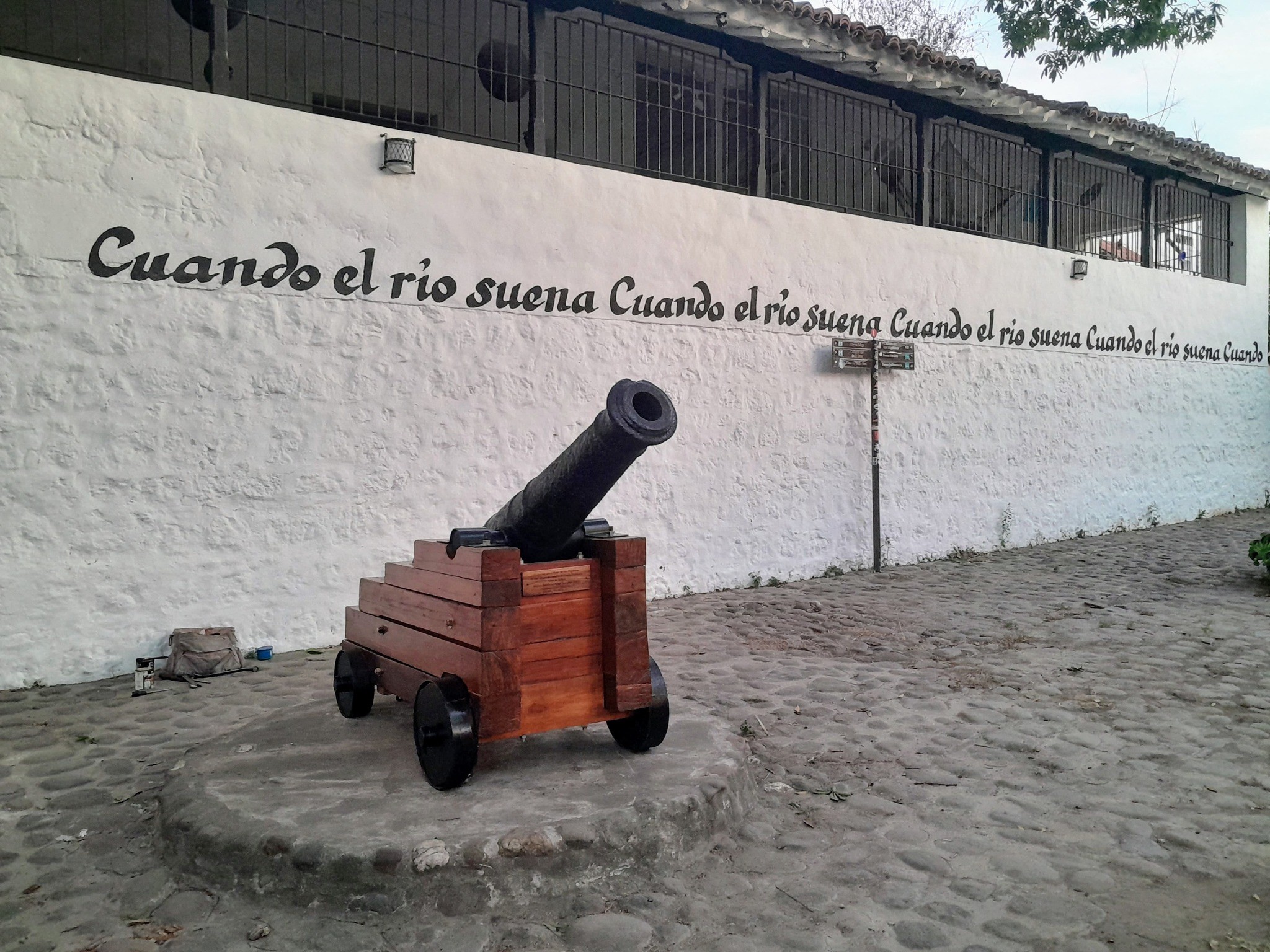 Nueva cureña para el cañón del Museo del Río Magdalena | 10 años de memoria y renovación